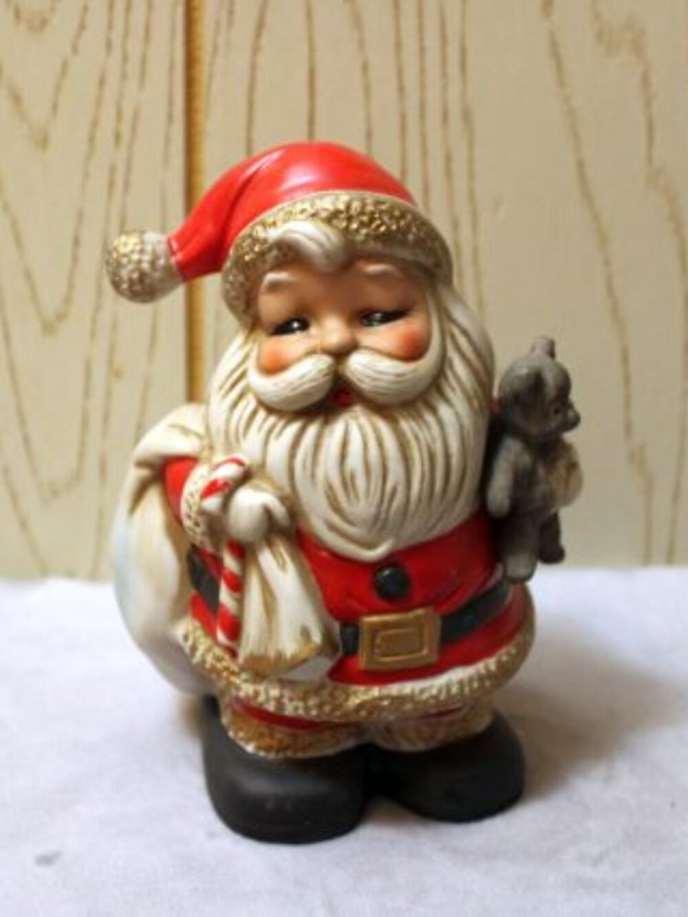 Homco Vintage Santa Bank Figurine